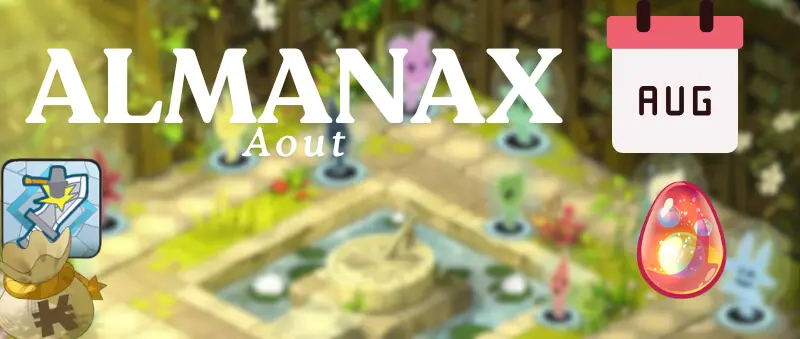 Calendrier Almanax Août 2026