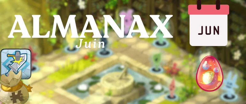 Calendrier Almanax Juin 2026