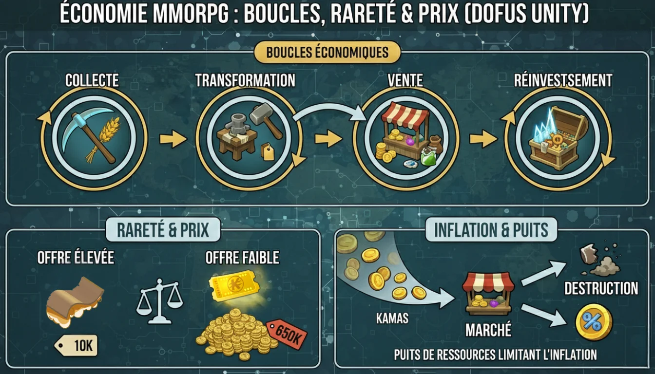 Comment fonctionne l'économie d'un MMORPG