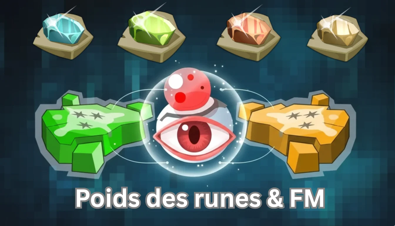 Forgemagie Dofus : le guide maître du poids des runes