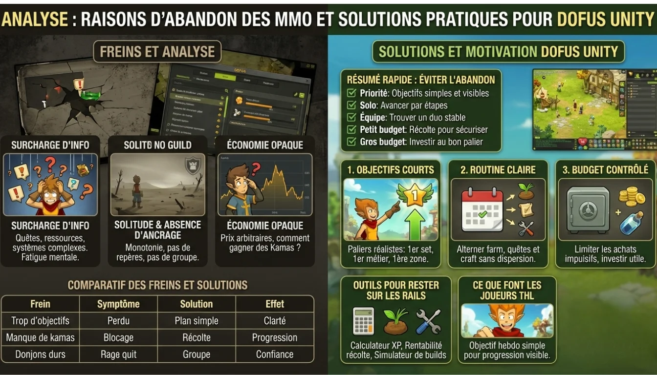 Pourquoi les débutants abandonnent les MMO