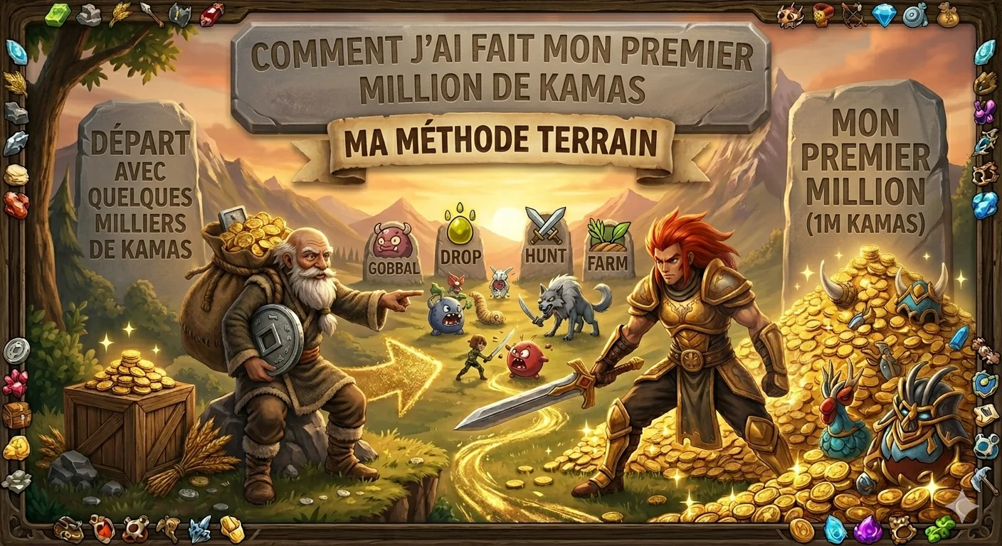 Mon parcours terrain pour faire mon premier million de kamas