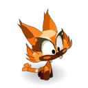 Chachatte Rousse empaillée