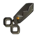 Paire de ciseaux en grithril