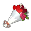 Bouquet de fleurs de blop indigo