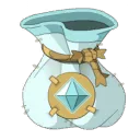 Sac de pierres précieuses