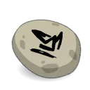 Caillou d'entraînement