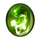 Grande Fée d'Artifice Verte