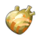 Cœur de pierre poli